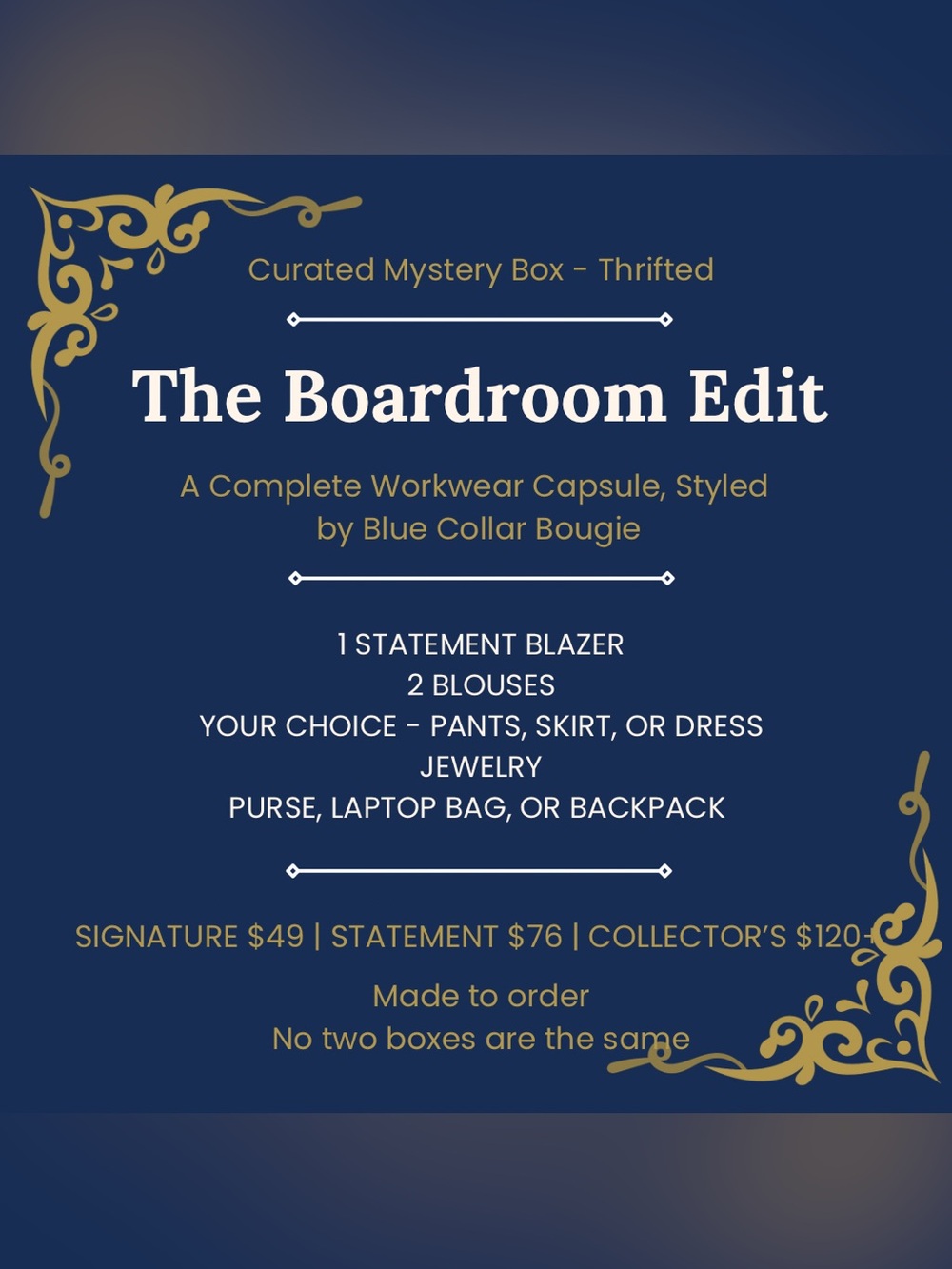 The Boardroom Edit — Collector’s | Name Brand Mystery Box | MK, Coach + More
